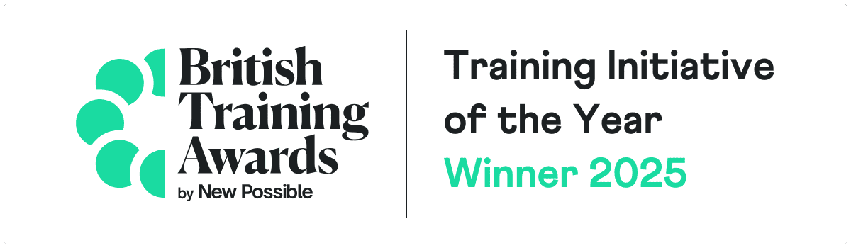 British Training Awards Winner 2025 - Training Initiative of the Year - Routes Healthcare excellence in staff development