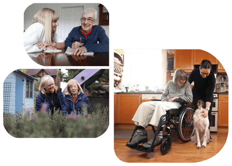 home care clients happy at home