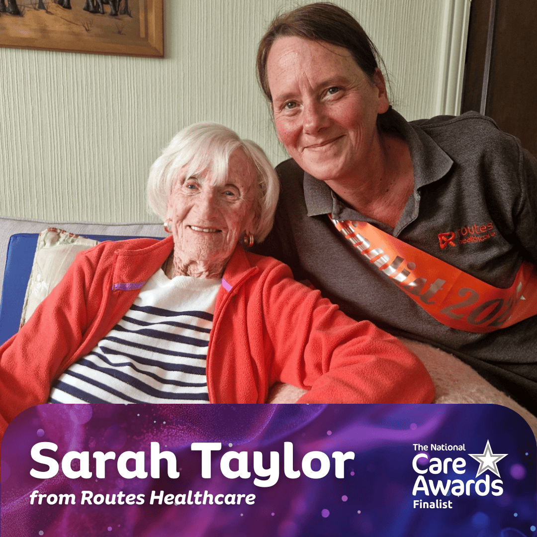 Sarah Taylor - Domiciliary Carer of the Year 2025 Finalist for National Care Awards